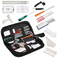 26Pcs Guitar Tools for Set Up, Repair  Maintenance Kit with Carry Bag, Luthi...