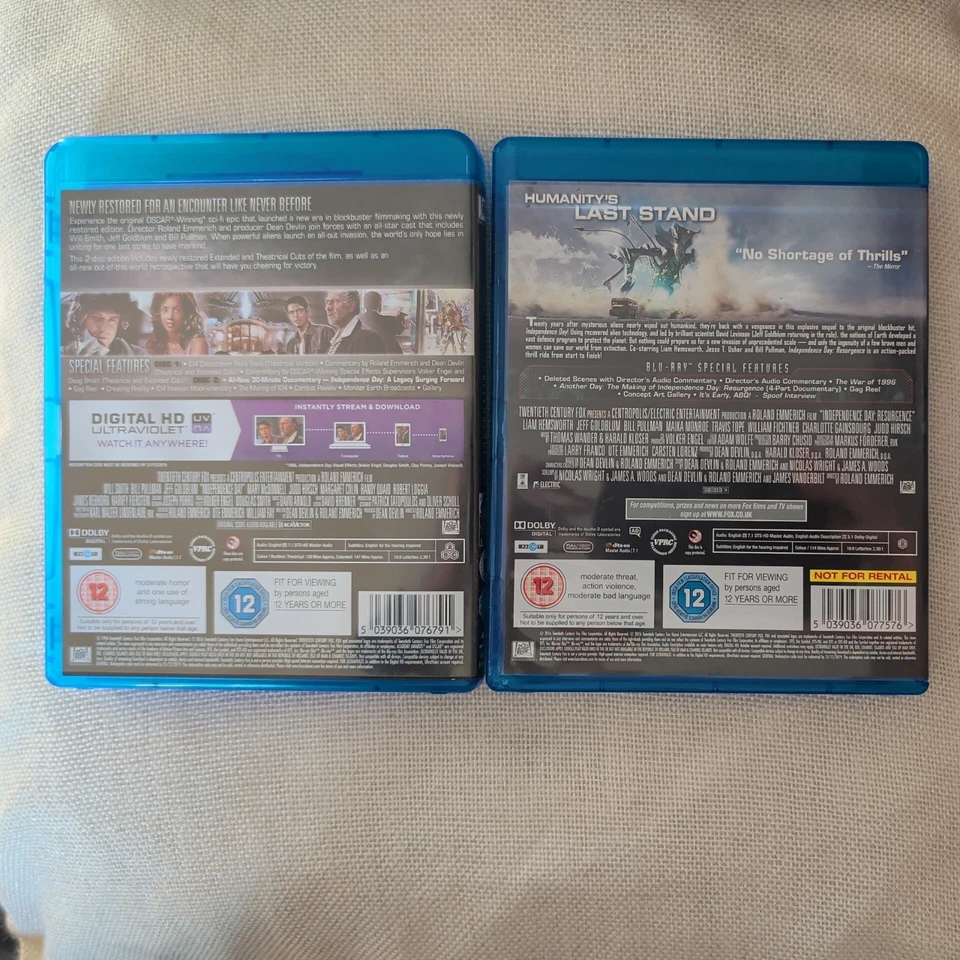 Independence Day & Independence Day Resurgence [Blu-ray] - Image 2 of 2