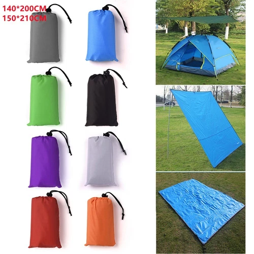 Tent Tarp Mat Pad Park Picnic Portable Sun Shade Tent 210*150CM/200*140CM