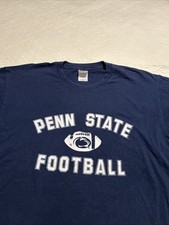 Vintage Y2K Penn State Football T-Shirt Mens L Nittany Lions NCAA Gildan Tag
