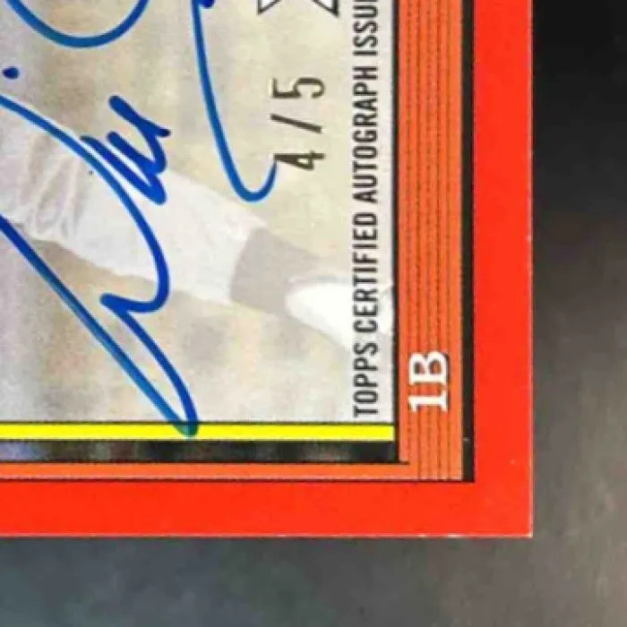 2026 Topps Will Clark 1991 Auto Red /5 #91A-WC San Francisco
