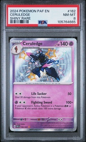Ceruledge graded PSA 8 for sale on eBay