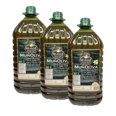 Mildes Olivenöl Speiseöl 3x5L   Spanisches Qualitätsöl für Pfanne & Fritteuse