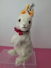 8" Steiff Mohair Limited Edition Alice In Wonderland Rabbit Bunny White #Si