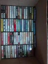 Bulk Media Lot – 67 Cassette Tapes + 31 DVDs/Blu-rays