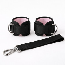 Ankle Straps for Cable Machine Glute Kickbacks Booty Bands Leg Workout Gym Home