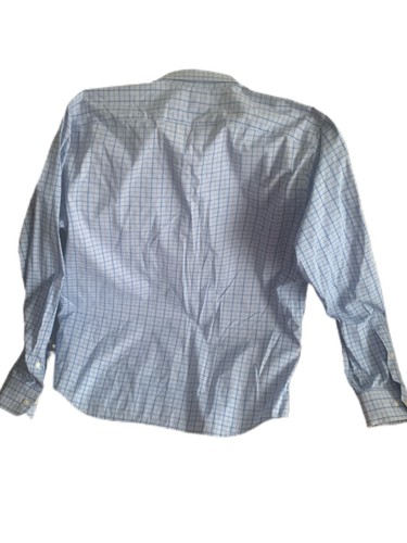 Pre Owned Men's Banana Republic Slim Flex Fit Long Sleeve Shirt Sz Lg Classic - Picture 5 of 11