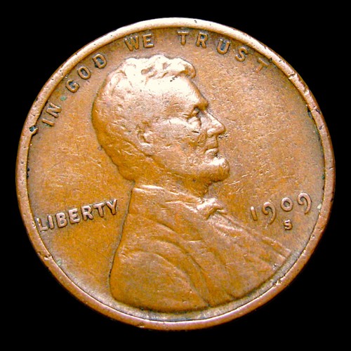 1909-S Lincoln Cent Wheat Penny ---- schöne Details Münze ---- #846I