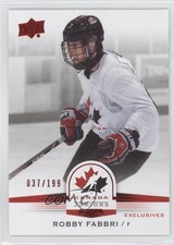 2014 Upper Deck Team Canada Juniors Exclusives 37/199 Robby Fabbri #3 0f8
