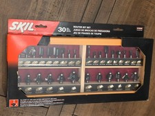 SKIL 91030 30-Piece Router Bit Set New