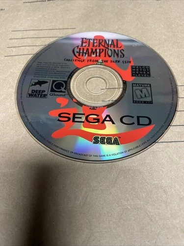 ETERNAL CHAMPIONS - Sega Genesis CD, Disc Only! Tested/Working