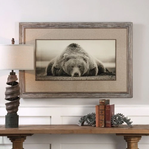 Uttermost - Wall Art - Art - Deep Sleep - 50.13 inch Bear Print - 50.13 inches - Picture 2 of 4