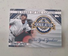 2020 Topps Update Derek Jeter 20 Years Of The Captain Patch 20YCC-05