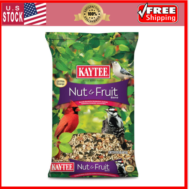 Kaytee Nut and Fruit Blend, Premium Wild Bird Food, Speciall