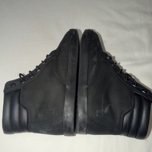 Timberland Women's Size 8.5 Clean Leather Boots Black Ortholite Logo Sensorflex - Picture 7 of 24