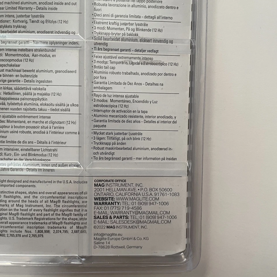 Bisel coronado Mag-Tac Foilage Grn Blistr Maglite Sg2lrb6 Foto 3 de 4