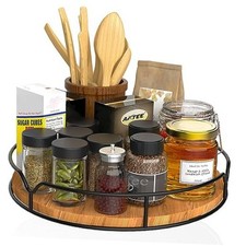 Lazy Susan Turntable Organizer for Cabinet Pantry Kitchen Countertop