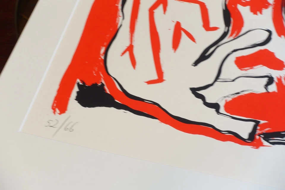 A.R. Penck, Farb-Litografie, 52 von 66 Exemplaren - Bild 4 von 4