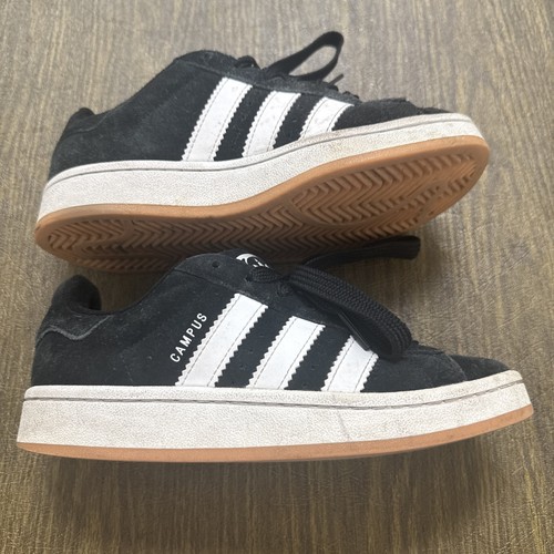 Talla 4 GS) - Adidas Campus 00s Bajo Negro Blanco Goma Sin Caja - Imagen 6 de 8