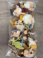 Disney Store Snow White  the Seven Dwarves 8" Bean Bag Plush - Set of 7 w/ Tags