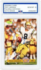 Troy Aikman University of California Signed '93 Classic NNO 460/1000 PSA 10 Card