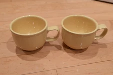 Homer Laughlin Fiesta Ware Jumbo Mug Butter Yellow Soup Cup Bowl 18 Oz Excellent