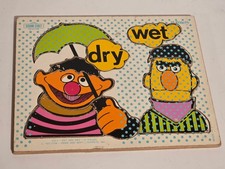 1973 Playskool Bert  Ernie Sesame Street Puzzle