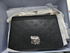 Guess Jena White Logo Crossbody Shoulder Bag PG922021