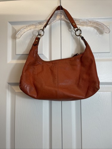 Special Collectible Classic Ashley Coach Bag In Orange - Ready For A Little TLC - Picture 15 of 16