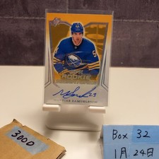 2021-22 Upper Deck Mattias Samuelsson Autographed Card Buffalo Sabres Spx Rc Roo