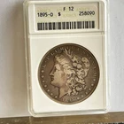 1895-O $1 Morgan Silver Dollar - F15  ANACS Soapbox - Key Date