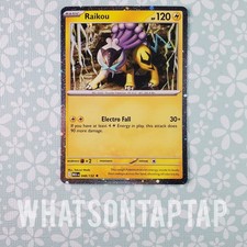 Carta Pokemon Raikou 048/132 Cosmos Holo Rara Mega Evoluzione Singoli LP