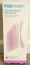Frida Mom C-section Scar Recovery Silicon Patches, 6 Patches and Case, Brand New