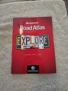 State Farm Road Atlas Rand McNally US States Map Book 2015 - 2016