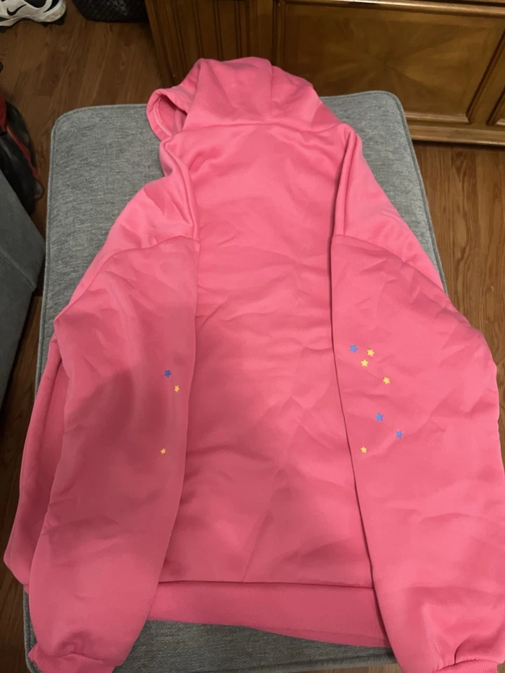 Sudadera con capucha grande Pink Spyder para hombre Foto 3 de 3