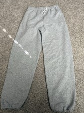 Gildan Unisex Gray Sweatpants Men  s Women  s Size Large Joggers