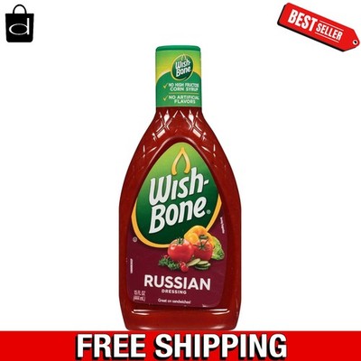 Versatile Russian Salad Dressing 15 FL OZ - Natural Ingredients & Great Taste