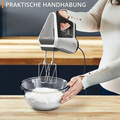 Krups Handmixer Weiß Mixer 3Mix 6000 Hochwertiges Handrührgerät - GN6021 - Bild 8 von 9