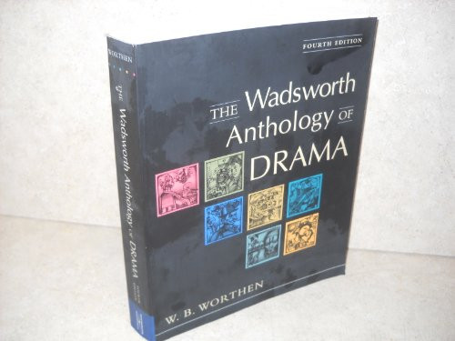 The Wadsworth Anthology of Drama by Worthen, W. B. Paperback Book The Cheap Fast - Picture 1 of 2