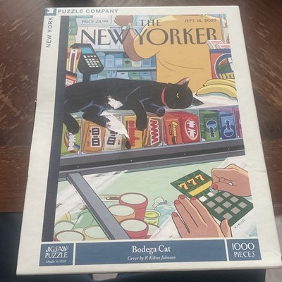Bodega Cat   1000 Pc Puzzle ~ The New Yorker Puzzle Company NEW Damaged Box