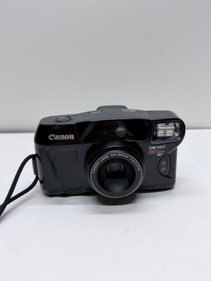 Canon Sure Shot 80 Tele 35mm Film Camera Date SAF Zoom 38-80mm Tested/Working