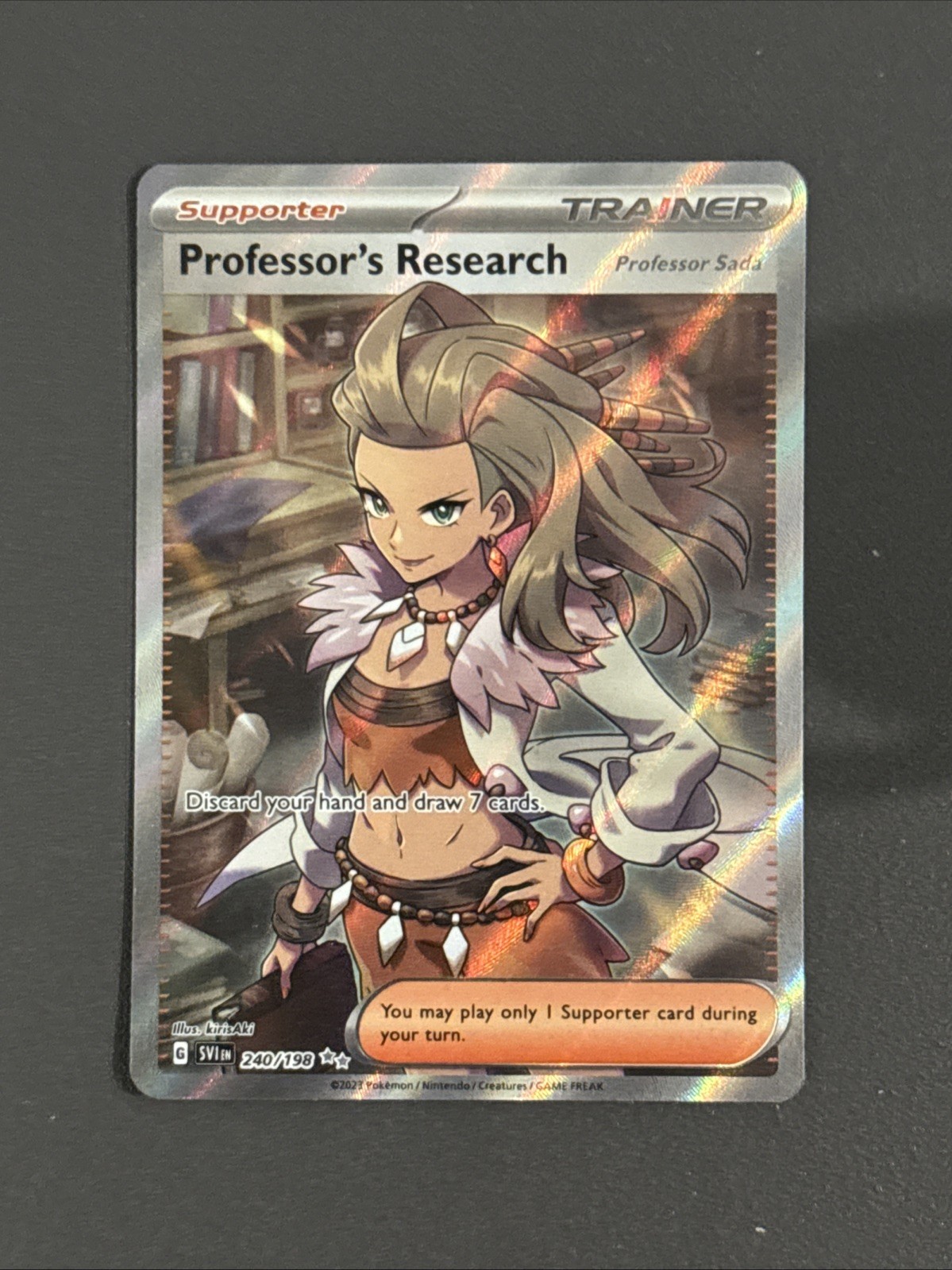 2023 Pokémon TCG Scarlet & Violet - Professor’s Research #240/198 - NM