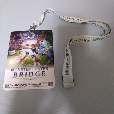 Monster Hunter Bridge Strap Karte Osaka Expo Sammlerstück