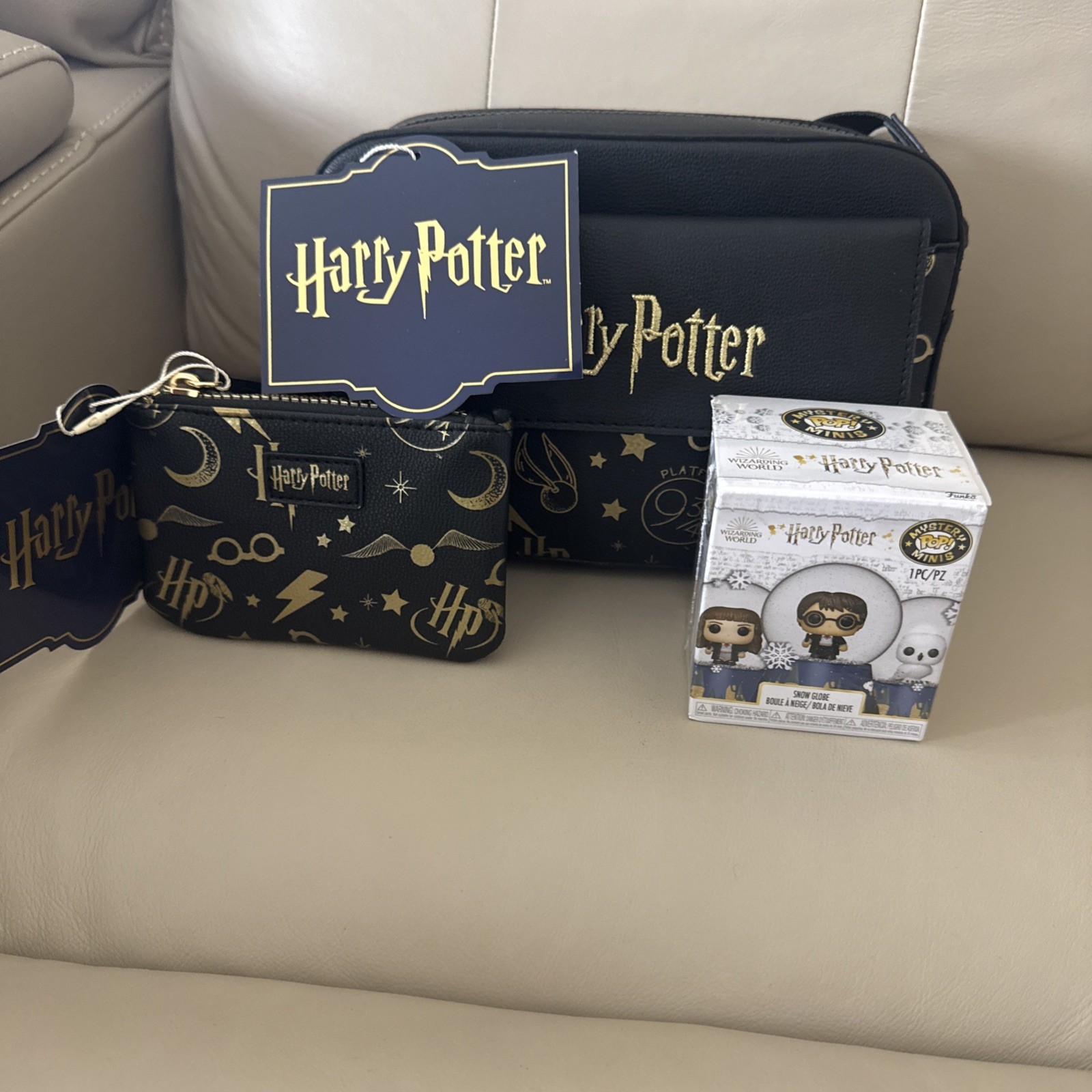 Primark Harry Potter Bundle:Crossbody Bag, Coin Purse NWT & Mystery Pop Mini SG