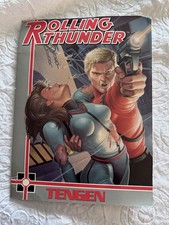 Commodore 64/128 Rolling Thunder  Computer Game Cover Only Tengen No Game image