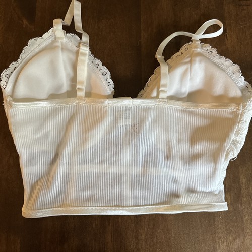 Windsor Sujetador Corsé Mediano Marfil Encaje Sexy Nupcial Romántico Luna de Miel Lencería - Imagen 5 de 6