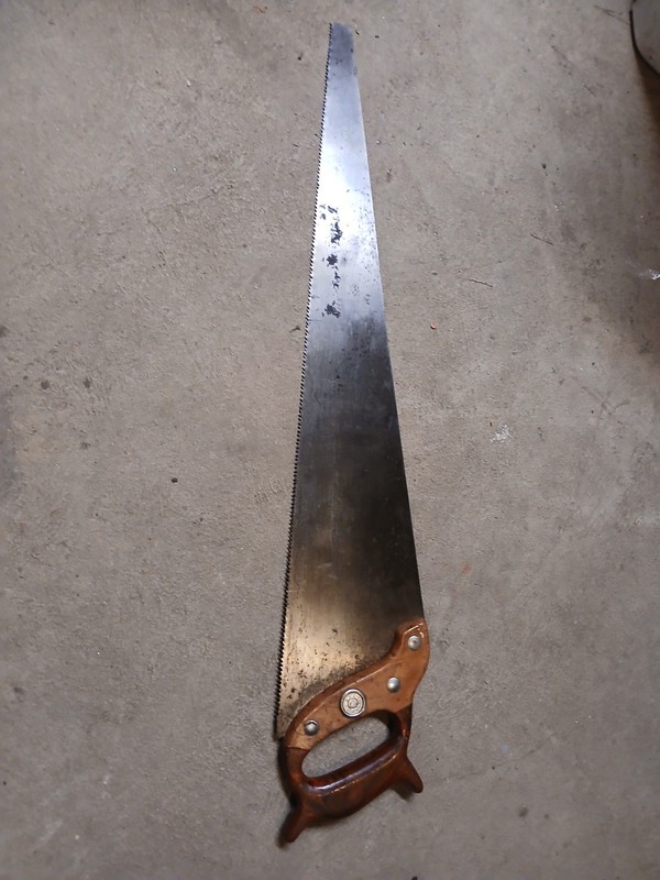 Vintage HENRY DISSTON & SONS D-95 Hand Saw Made in USA
