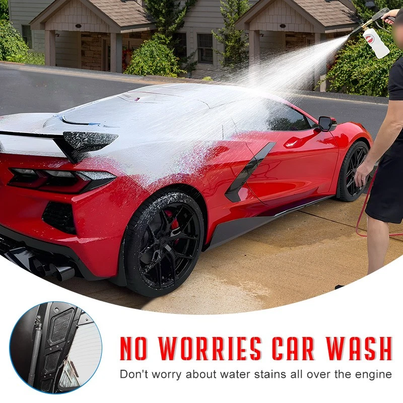 Rear Wash Cover Bay Air Vent Dry Bay Vent Block For Corvette C8 2020~2025 6.2L - Image 2 of 4