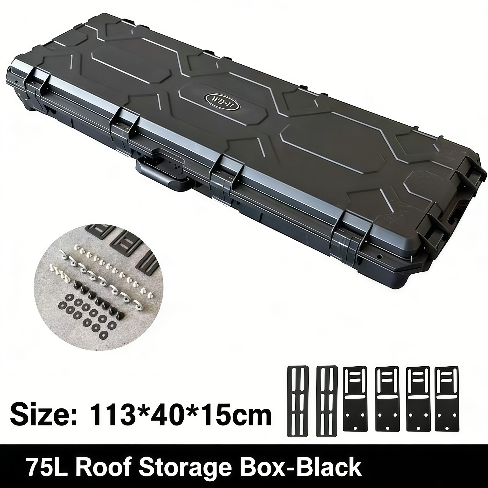Box Car Roof Cargo Carrier Box Off-road Storage