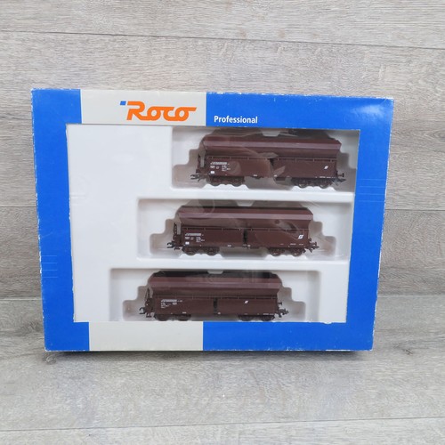 ROCO 44197 - H0 - ÖBB - 3-tlg. Set Selbstentladewagen - OVP - #T21545 | Condition: Gebraucht